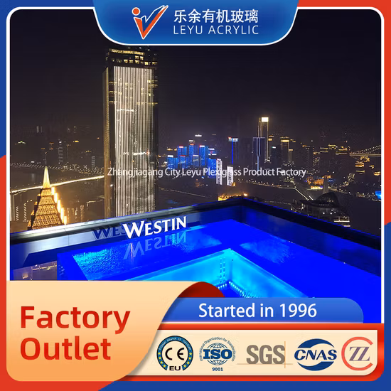 China Supplier Acrylic Panel Installation Swimming Pool